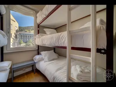 Cama o camas de una habitación en Aubars de Alma de Nieve