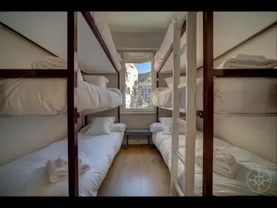 Cama o camas de una habitación en Aubars de Alma de Nieve