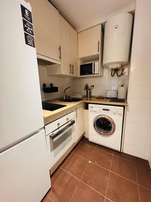 Una cocina o zona de cocina en Magnifico alojamiento en el corazón de la ciudad Y CON GARAJE INCLUIDO