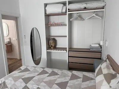 Cama o camas de una habitación en Apartamento en el centro de Pamplona