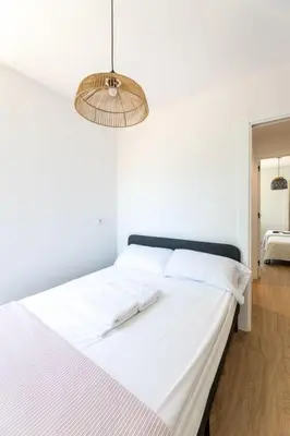 Cama o camas de una habitación en Las casitas de mache - JL