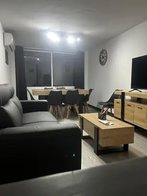 Una televisión o centro de entretenimiento en Cal Nina