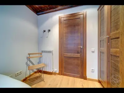 Cama o camas de una habitación en Carreretes de Alma de Nieve