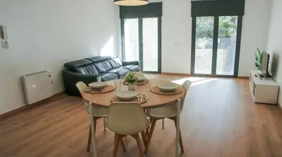 Zona de estar de Cal Perot Apartamento turístico en Les Borges Blanques
