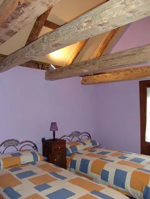 Cama o camas de una habitación en Casa Ramón La Caseta