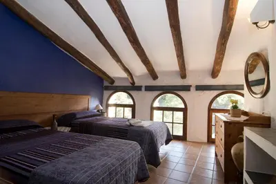 Cama o camas de una habitación en Mas D'en Gregori