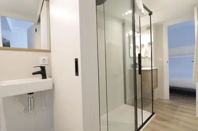 Un baño de Apartarent 1500 - Apartamento Sanglier