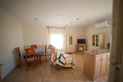 Una televisión o centro de entretenimiento en Apartamento Senda Bardenas Arguedas