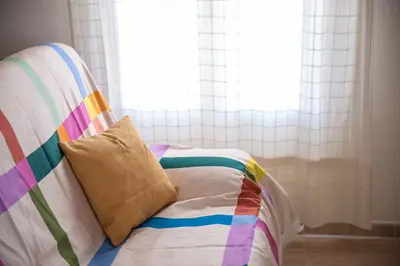 Cama o camas de una habitación en Apartamento Senda Bardenas Arguedas