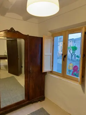 Cama o camas de una habitación en Casa Les Ferreres Montblanc