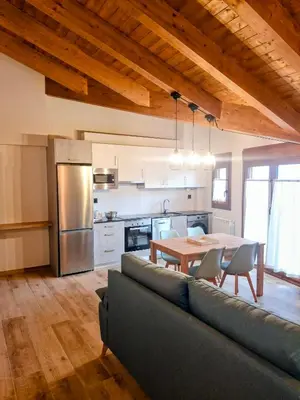 Una cocina o zona de cocina en Apartamentos Casa Domec