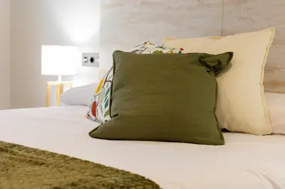 Cama o camas de una habitación en Bizi Baztan Goienetxea