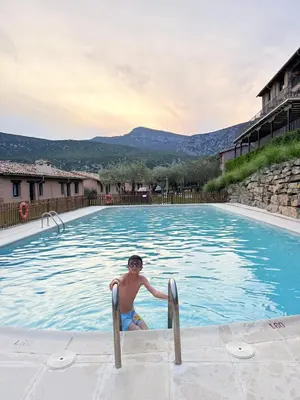 Piscina en o cerca de Apartahotel Valle de Rodellar