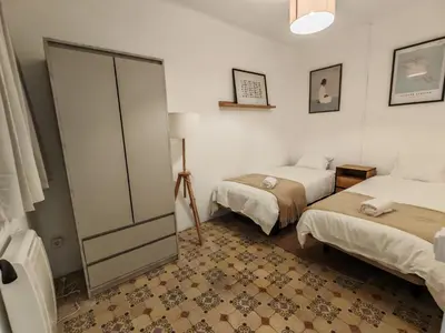 Cama o camas de una habitación en boutique centro nuevo, perfecto grupos o familias