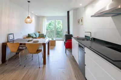 Una cocina o zona de cocina en Las casitas de mache - LAGOSSA