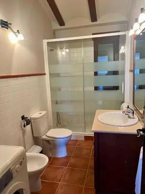 Un baño de La Paidera de Cutanda