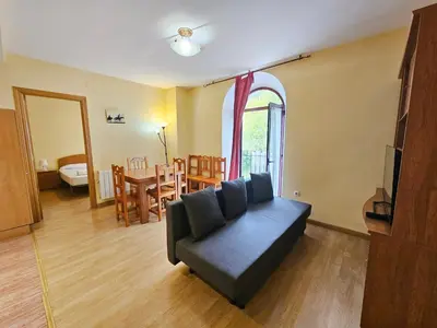 Zona de estar de Apartamentos Canfranc 3000