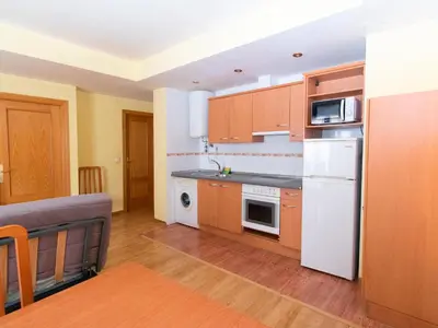 Una cocina o zona de cocina en Apartamentos Canfranc 3000