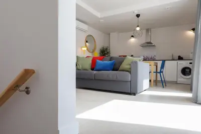 Zona de estar de Apartamento Airos en Ablitas