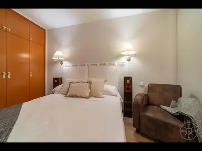 Cama o camas de una habitación en Bonaigua de Alma de Nieve