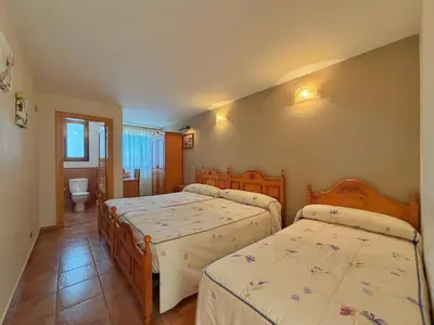 Cama o camas de una habitación en Casa Rural Bardenas Park