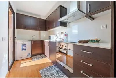 Una cocina o zona de cocina en Apartamentos de Ángel