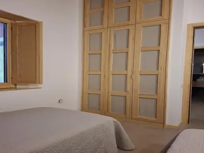 Cama o camas de una habitación en Can Mireia en Arnes - Casa cerca del Matarraña