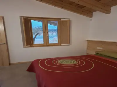 Cama o camas de una habitación en Can Mireia en Arnes - Casa cerca del Matarraña