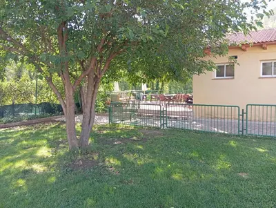 Jardín al aire libre en Camping Las Aguas
