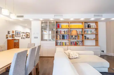 Zona de estar de Luxurious apartment in the center of Zaragoza