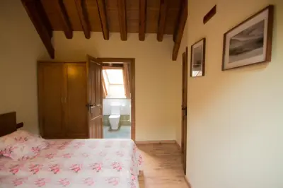 Cama o camas de una habitación en Borda Batista Casa Rural