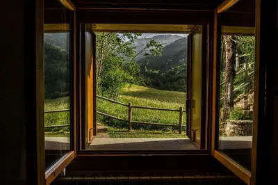 Paisaje cerca of this country house