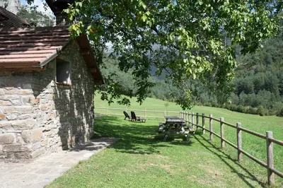Jardín al aire libre en Borda Batista Casa Rural