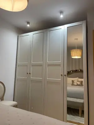 Cama o camas de una habitación en Dúplex Basílica del Pilar Temporada