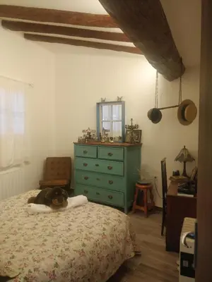 Cama o camas de una habitación en Ramon del Xalet