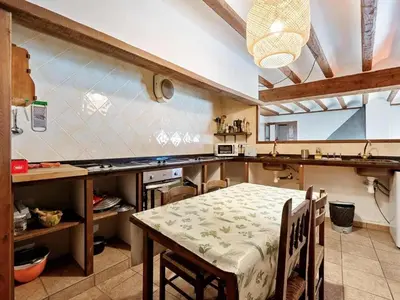 Una cocina o zona de cocina en Magnificent village house in Rojals