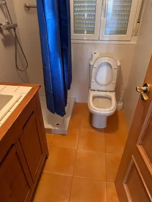 Un baño de La Casita Azul Family Home
