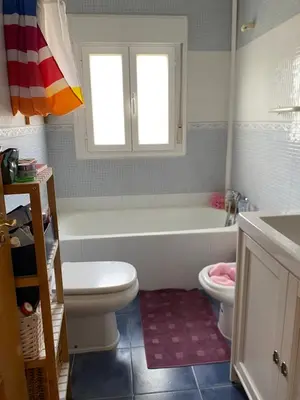 Un baño de La Casita Azul Family Home