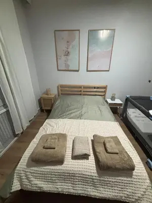 Cama o camas de una habitación en Family home with pool and garden in Tudela center