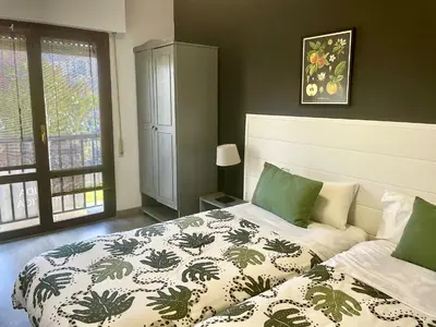 Cama o camas de una habitación en Riojania El Vino