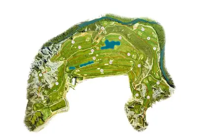 Plano de Apartamento Lanuza: Las Margas Golf