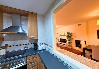 Una cocina o zona de cocina en Apartamento Lanuza: Las Margas Golf