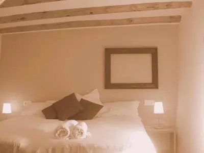 Cama o camas de una habitación en La Casa Laste