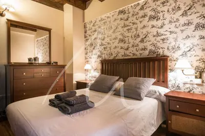 Cama o camas de una habitación en Casa Eth Gauèc by SeaMount Rentals