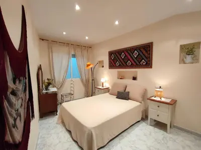 Cama o camas de una habitación en Cal Pataqué, house in Arnes