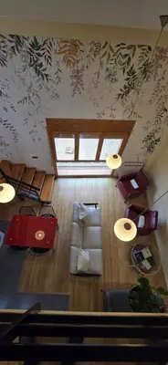 Cama o camas de una habitación en Mirador del Torreón