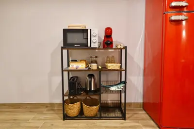 Utensilios para hacer té y café en Casa Paulina