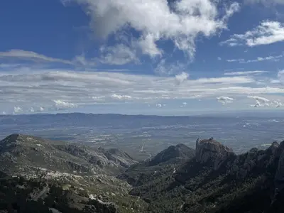 Paisaje cerca de este chalet de montaña