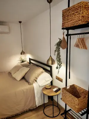 Cama o camas de una habitación en Ca l'Eli Loft