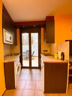 Una cocina o zona de cocina en Apartamentos Turisticos Graus